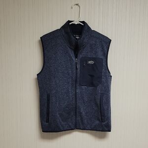 AFTCO Men's Navy Blue Vest Sz Small 100% Polyester